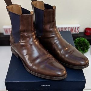 Colehann Chelsea Boots with rubber sole